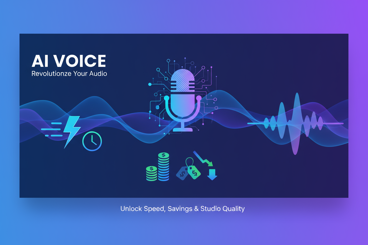 Instant & Realistic AI Voice Over at a Fraction Of the Cost